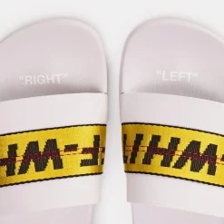 Slippers*Off White Off Tape Slide in Multi