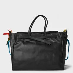 Bags*Off White Off Tote Handbag in Black