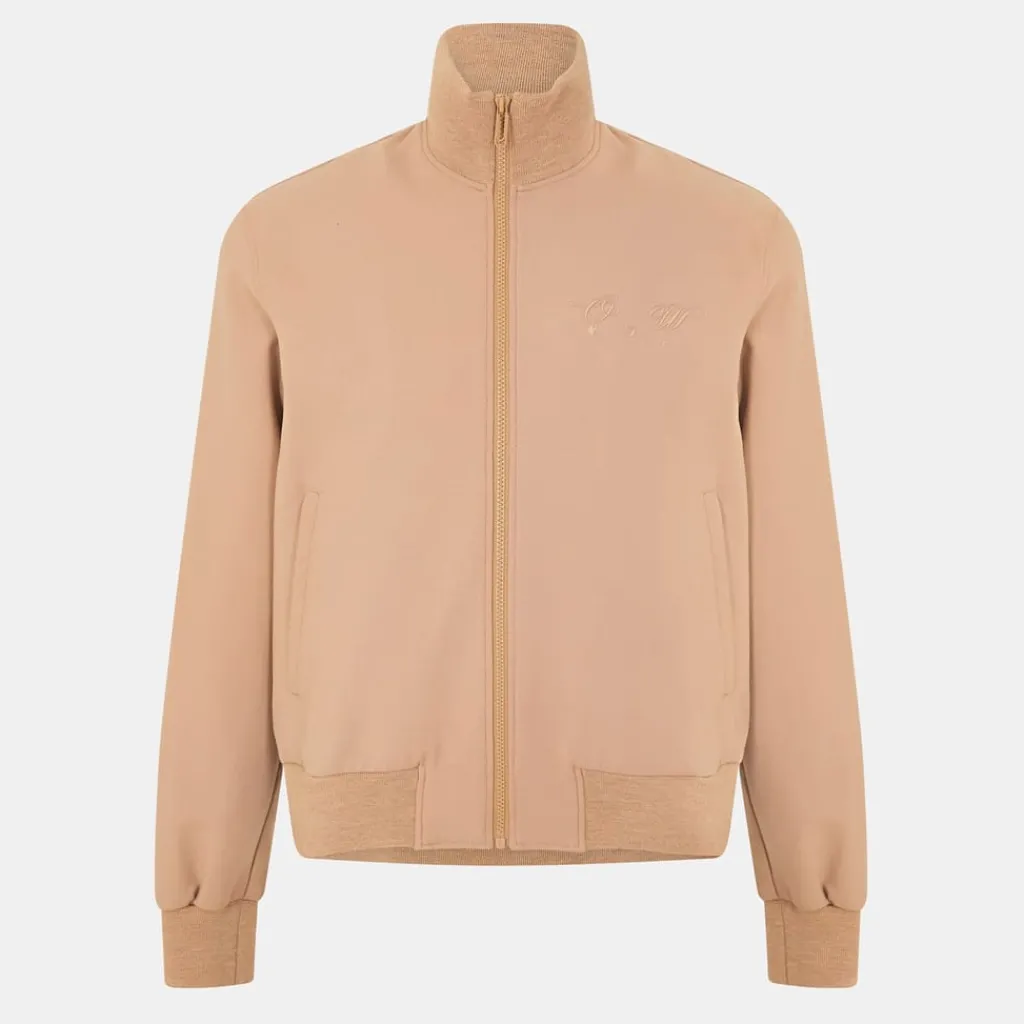 Tracksuits*Off White Qte Wool Tracktp in Brown
