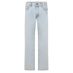 Jeans*Off White Slim Fit Jeans in Blue