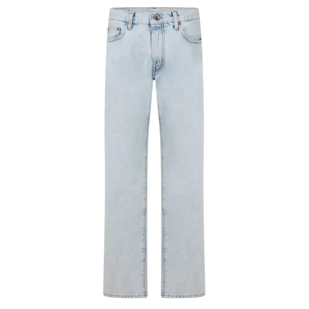 Jeans*Off White Slim Fit Jeans in Blue
