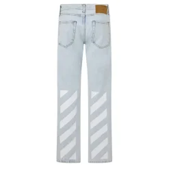 Jeans*Off White Slim Fit Jeans in Blue