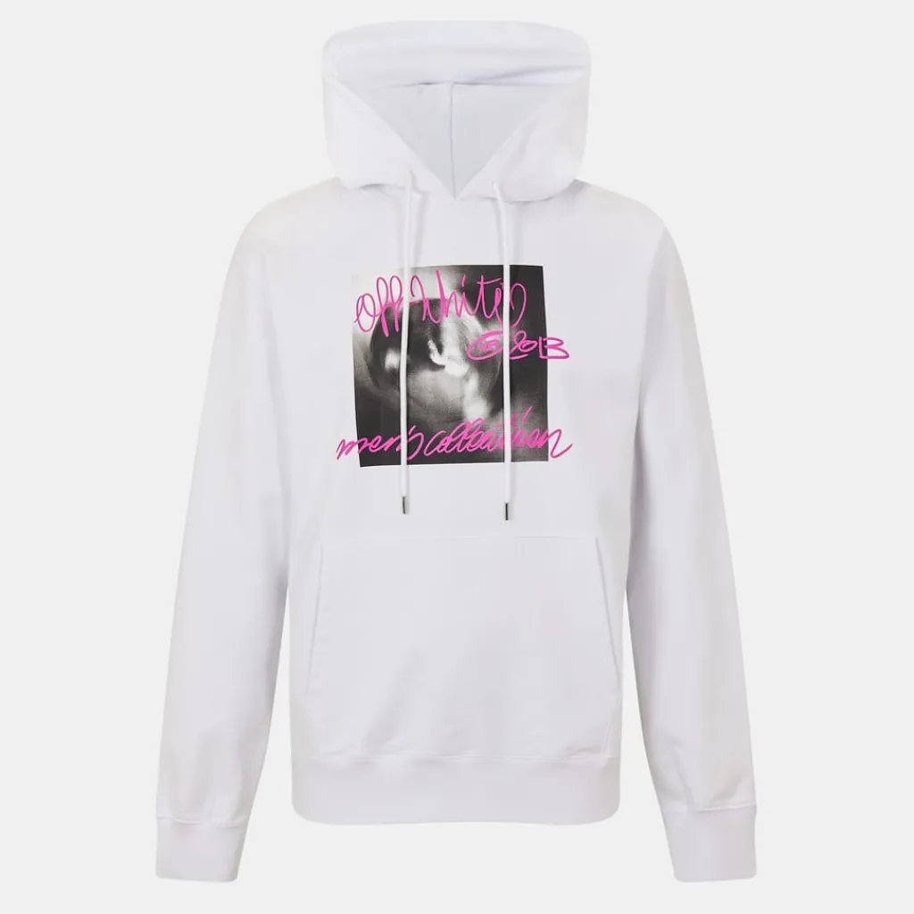 Hoodies*Off White Tornado Slim Hoody in White