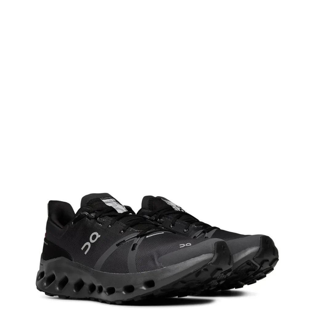 Running Shoes|Fitness And Gym Footwear*On Mens Cloudsurfer Trail Waterproof Running Shoes in Black