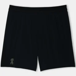 Fitness And Gym Shorts*On Mens Performance 7 Inch Shorts in Black