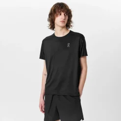 Fitness And Gymwear|Fitness And Gym Tops*On Regular Fit Crew Neck Short Sleeve T-Shirt in Black