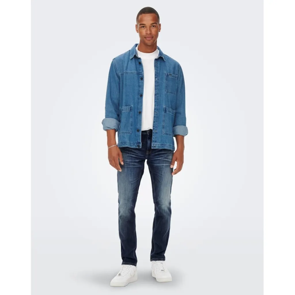 Jeans*Only and Sons 3251 A14 Skinny Jeans in Blue