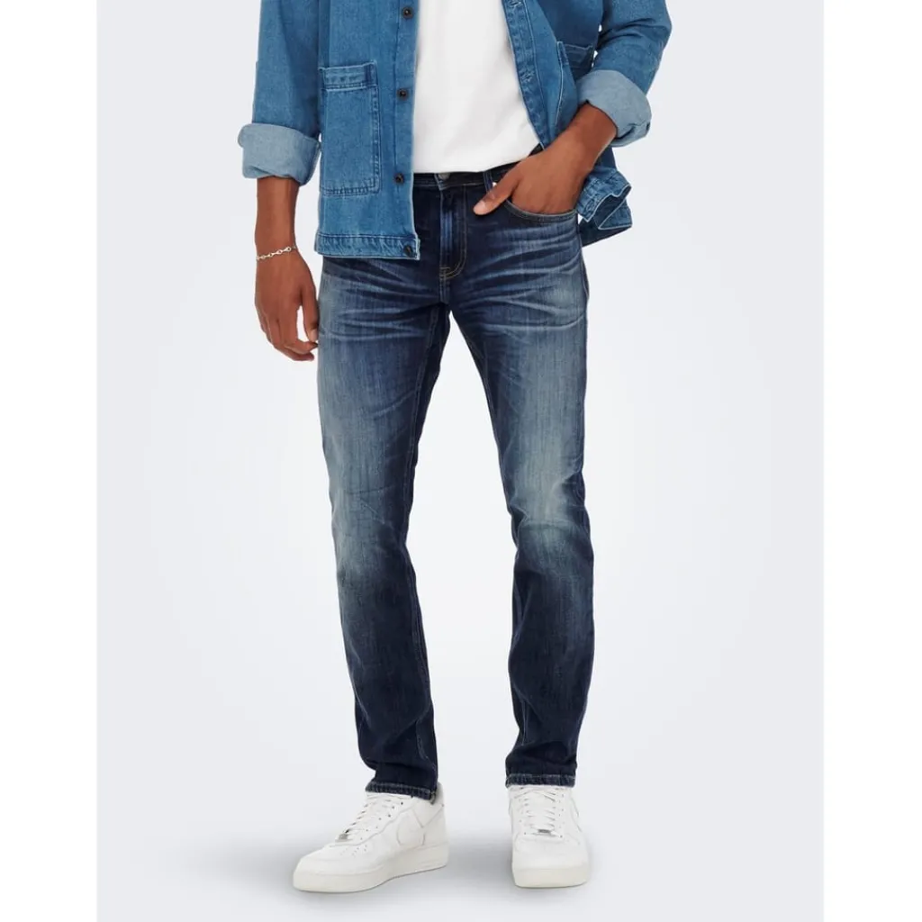 Jeans*Only and Sons 3251 A14 Skinny Jeans in Blue
