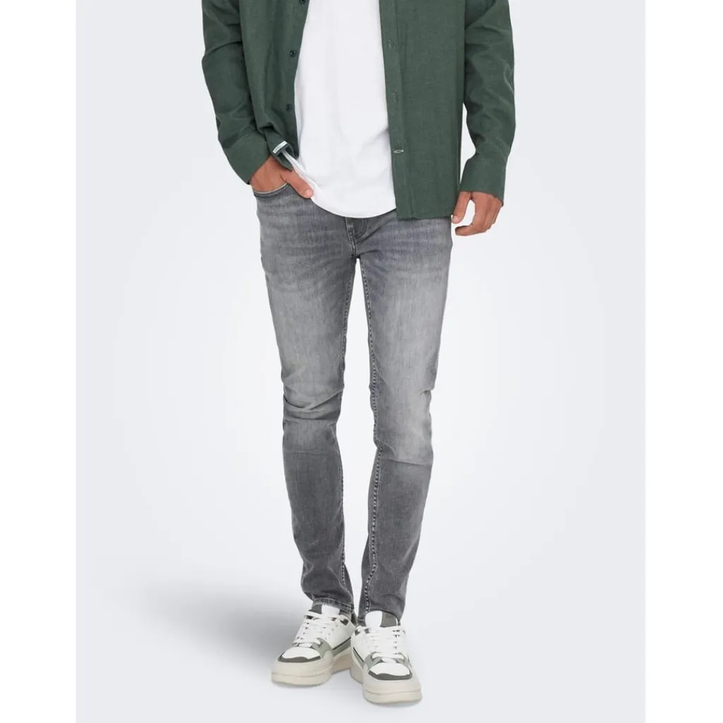 Jeans*Only and Sons Dcc Skinny Jeans in Grey
