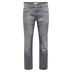 Jeans*Only and Sons Five Pocket Tapered Jeans in Grey