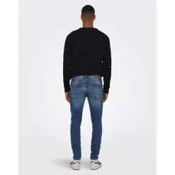 Jeans*Only and Sons Skinny Fit Jean in Blue