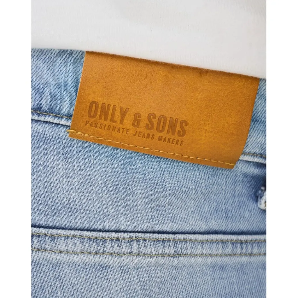 Jeans*Only and Sons Tai Tapered Five Pocket Jean in Blue