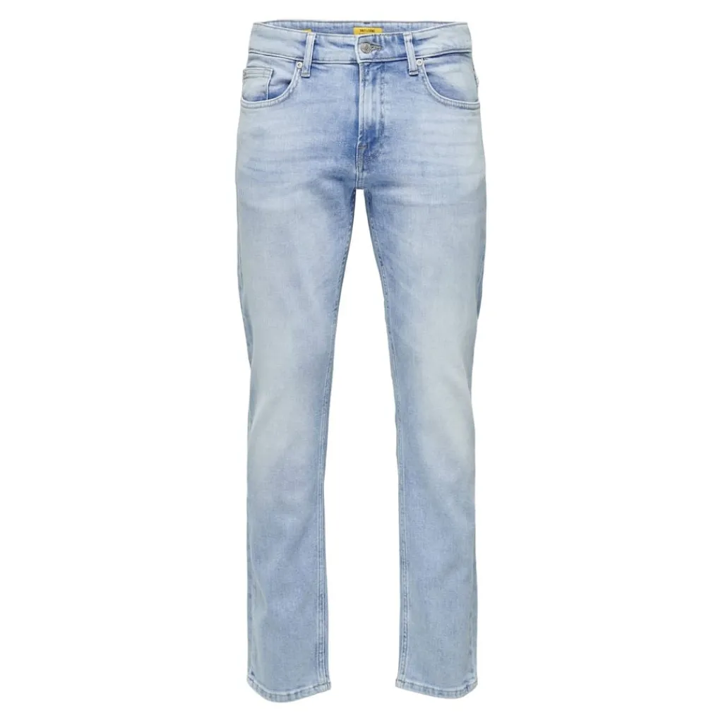 Jeans*Only and Sons Tai Tapered Five Pocket Jean in Blue