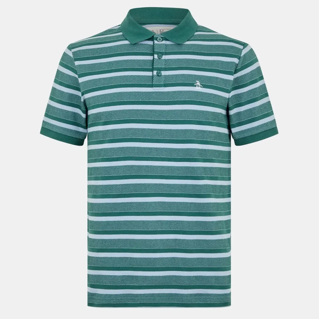 Polo Shirts*Original Penguin Bbl Sportstyle Regular Fit Polo in Green