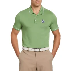 Polo Shirts*Original Penguin Golf Heritag Penguin Regular Fit Polo Shirt in Green