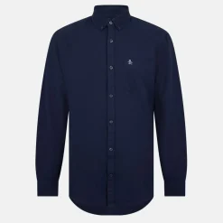 Shirts*Original Penguin Ls Ox Shirt Sn52 in Blue