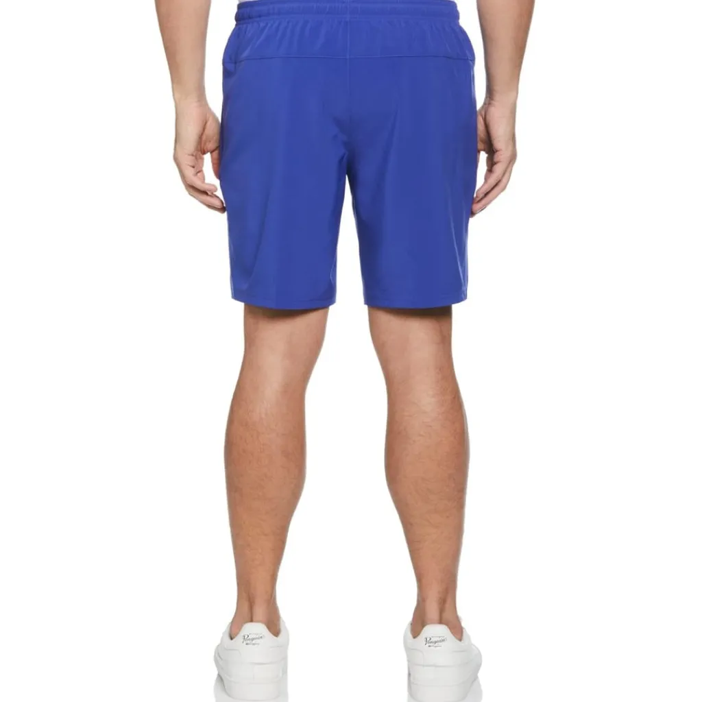 Fitness And Gym Shorts*Original Penguin Mens Penguin 8 Inch Solid Shorts in Blue