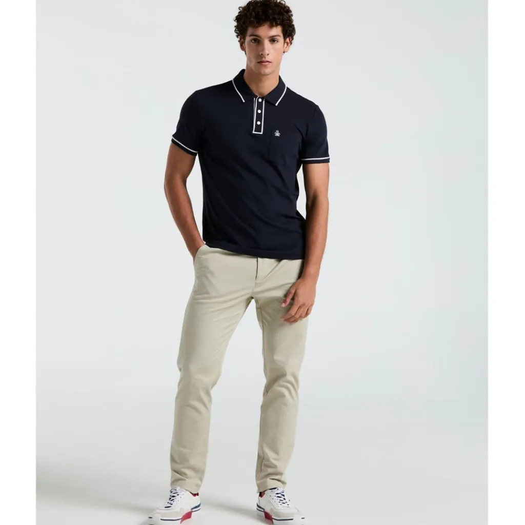 Polo Shirts*Original Penguin Regular Fit Erl Shirt in Blue