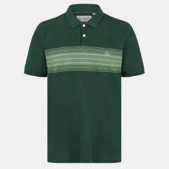 Polo Shirts*Original Penguin Striped Regular Fit Shirt in Green