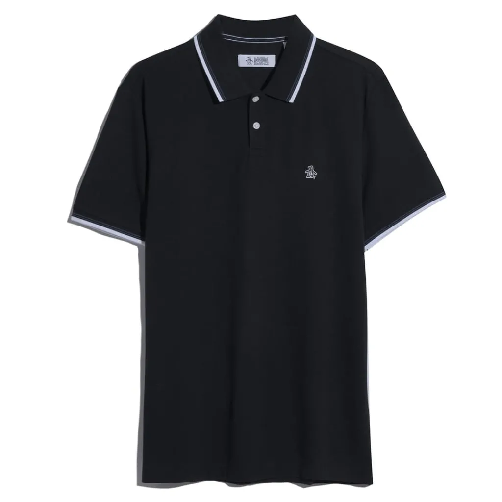 Polo Shirts*Original Penguin Tpd Plo Tncl in Black