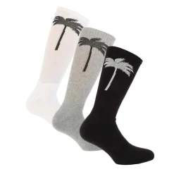 Underwear And Socks*Palm Angels 3 Pack of Socks in Multi colour