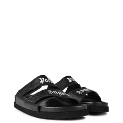 Beach Shoes*Palm Angels Flatform Sliders in Black