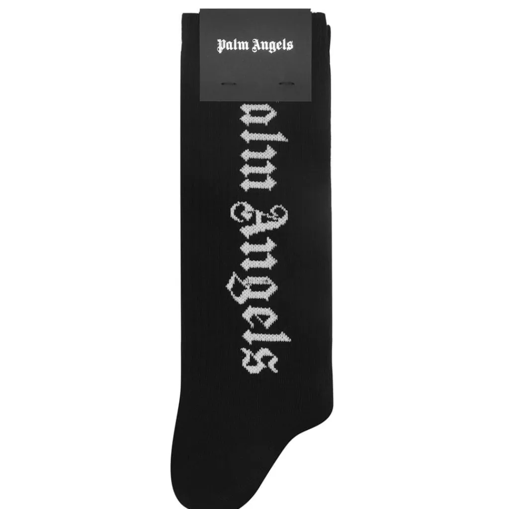 Underwear And Socks*Palm Angels Gothic Socks in Black