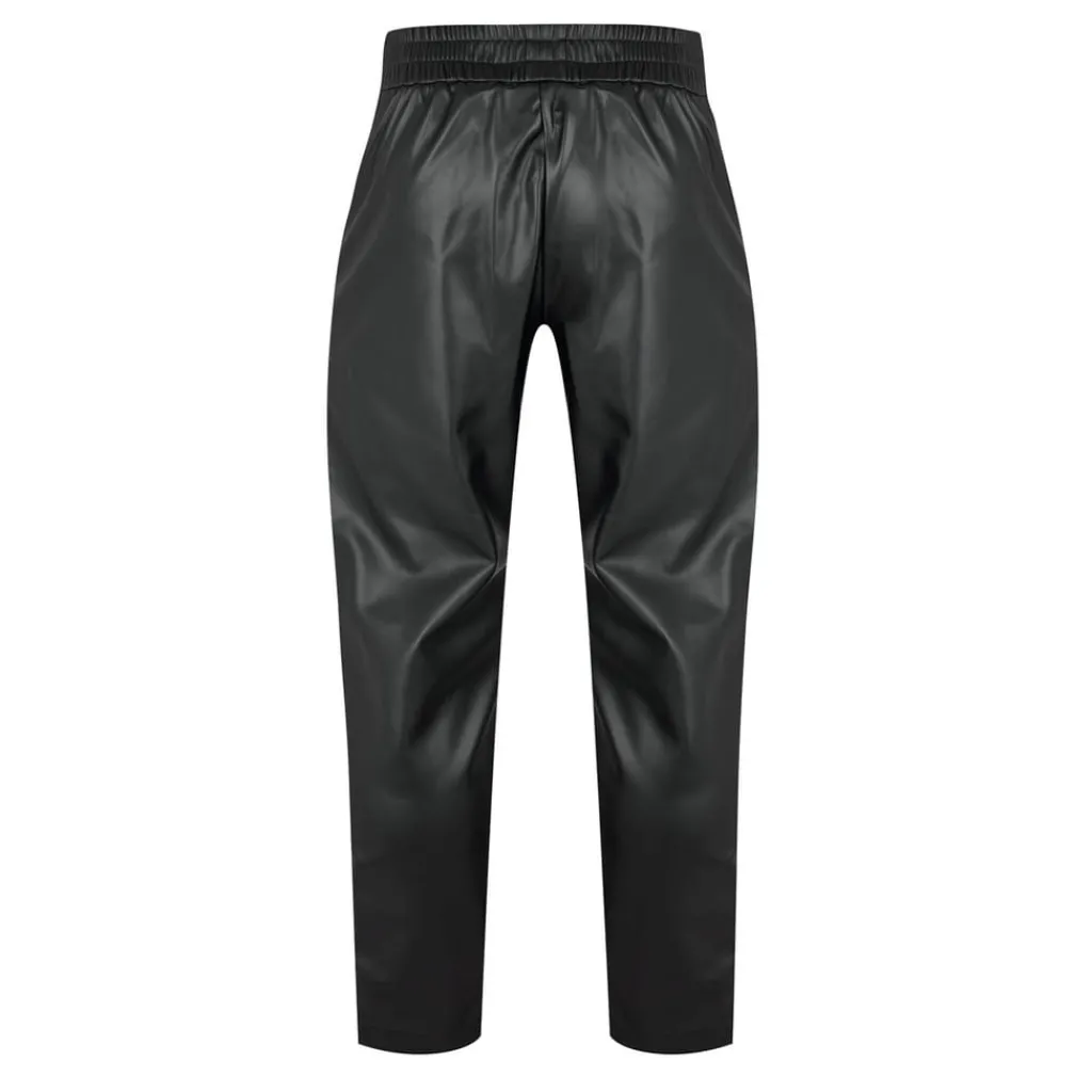 Tracksuits*Palm Angels Leather Regular Fit Track Pants in Black