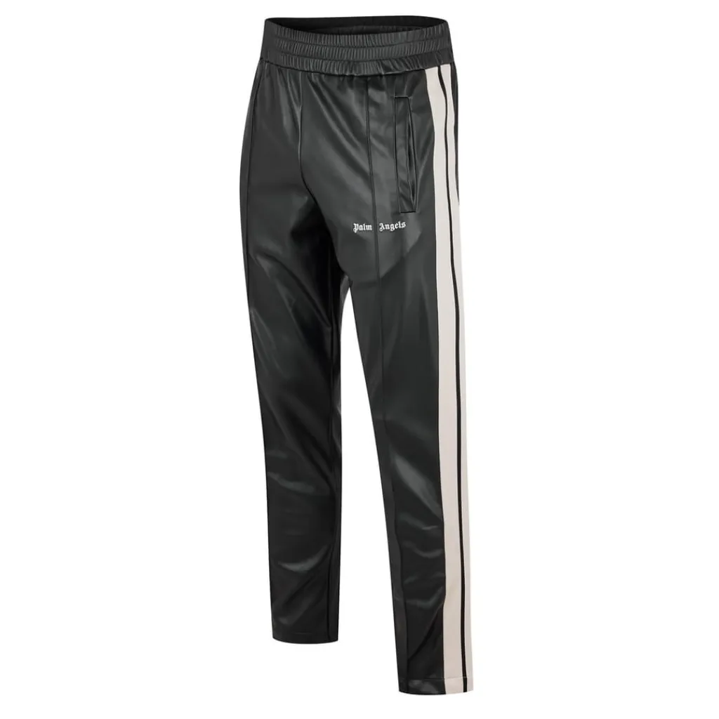 Tracksuits*Palm Angels Leather Regular Fit Track Pants in Black
