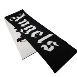 Gloves-Scarves-Umbrellas*Palm Angels Macro Logo Scarf in Black-White