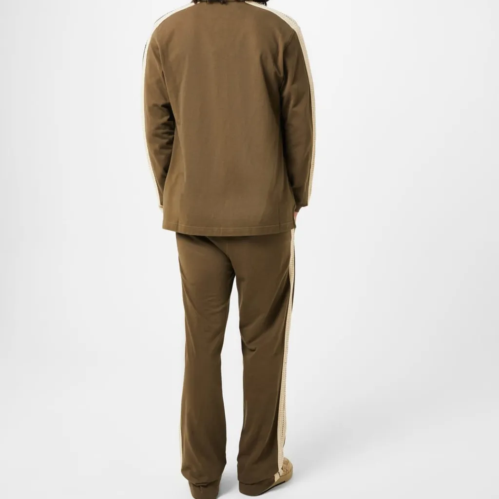Tracksuits*Palm Angels Palm Mono Regular Fit Long Sleeve Shirt in Brown
