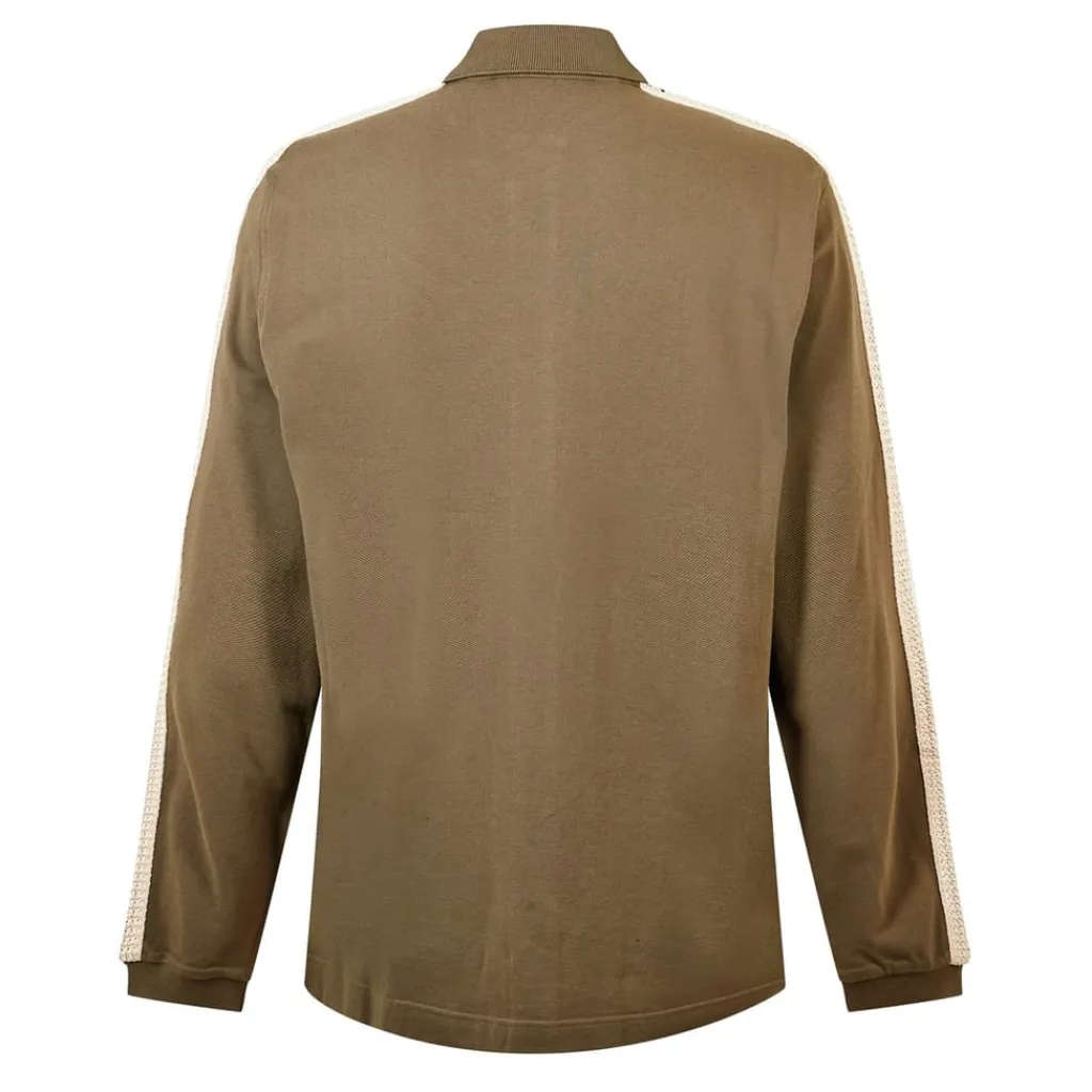 Tracksuits*Palm Angels Palm Mono Regular Fit Long Sleeve Shirt in Brown