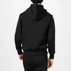 Tracksuits*Palm Angels Side Stripe Logo Hoodie in Black