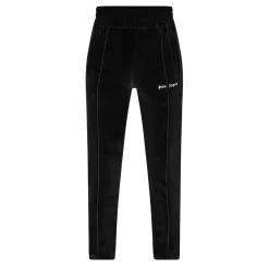 Tracksuits*Palm Angels Velvet Track Pant in Black