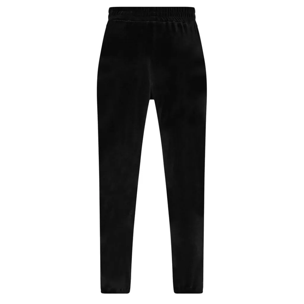 Tracksuits*Palm Angels Velvet Track Pant in Black