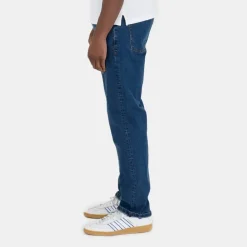 Jeans*Peaceful Hooligan Mens Straight Loose Fit Denim Jeans in Blue