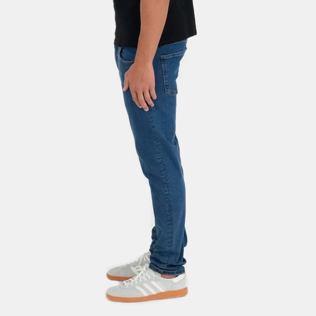 Jeans*Peaceful Hooligan Mens Straight Denim Jeans in Blue