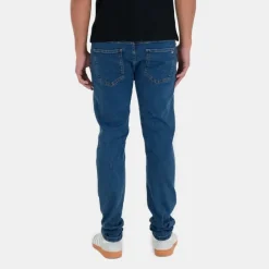 Jeans*Peaceful Hooligan Mens Straight Slim Fit Denim Jeans in Blue