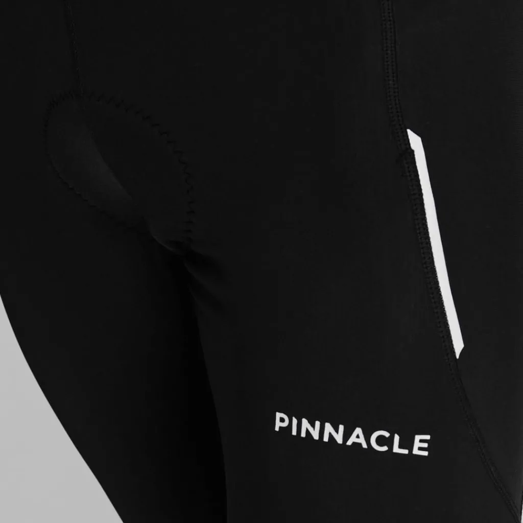 Fitness And Gym Pants*Pinnacle Mens Performance Bib Tights in Black