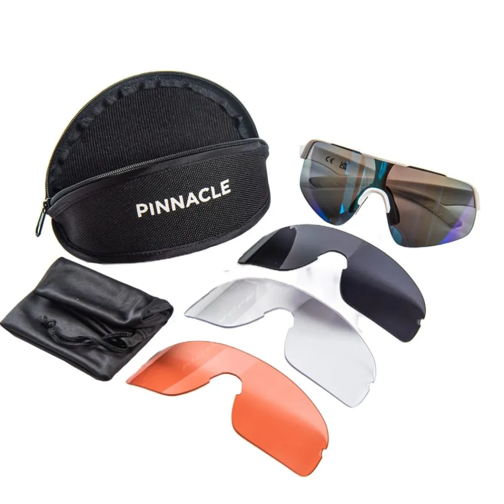 Sunglasses*Pinnacle Multi Lens Sunglasses in White