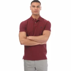 Polo Shirts*Polo Ralph Lauren Custom Slim-Fit Mesh Polo Shirt in Red