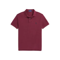 Polo Shirts*Polo Ralph Lauren Custom Slim-Fit Mesh Polo Shirt in Red