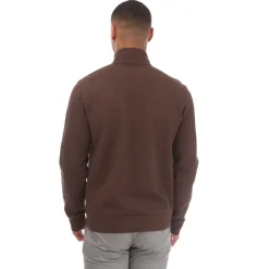 Knitwear*Polo Ralph Lauren Double Knit Mesh Quarter-Zip Jumper in Brown