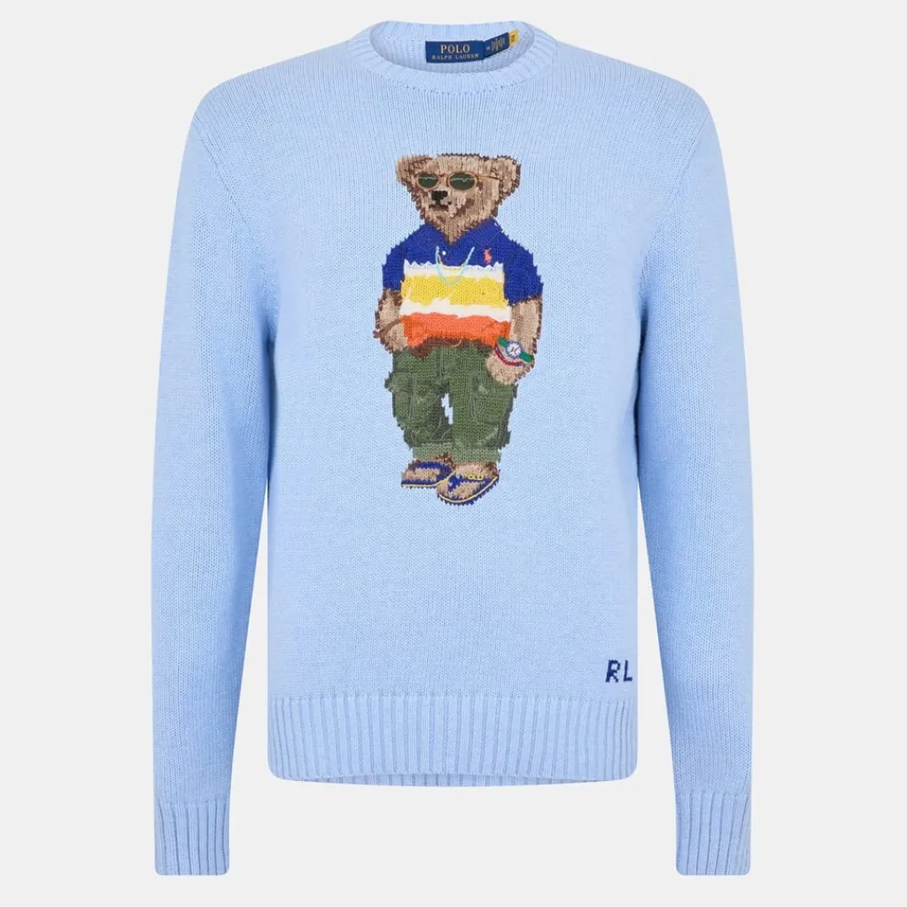 Knitwear*Polo Ralph Lauren Holidybear Knit in Blue
