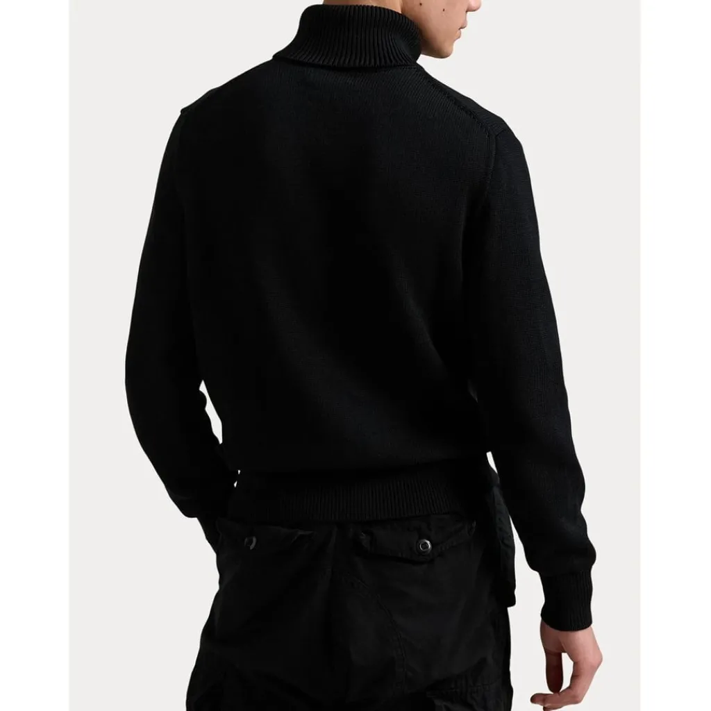 Knitwear*Polo Ralph Lauren Knit Turtle Neck Jumper in Black