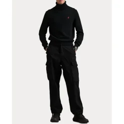 Knitwear*Polo Ralph Lauren Knit Turtle Neck Jumper in Black