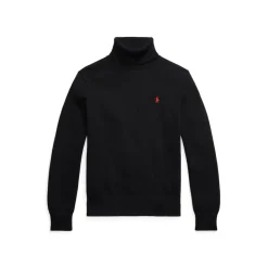Knitwear*Polo Ralph Lauren Knit Turtle Neck Jumper in Black