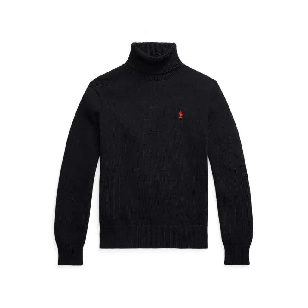 Knitwear*Polo Ralph Lauren Knit Turtle Neck Jumper in Black