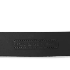 Belts*Polo Ralph Lauren Logo Patch Belt in Black