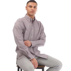 Shirts*Polo Ralph Lauren Long Sleeve Embroidered Cotton Shirt in wine